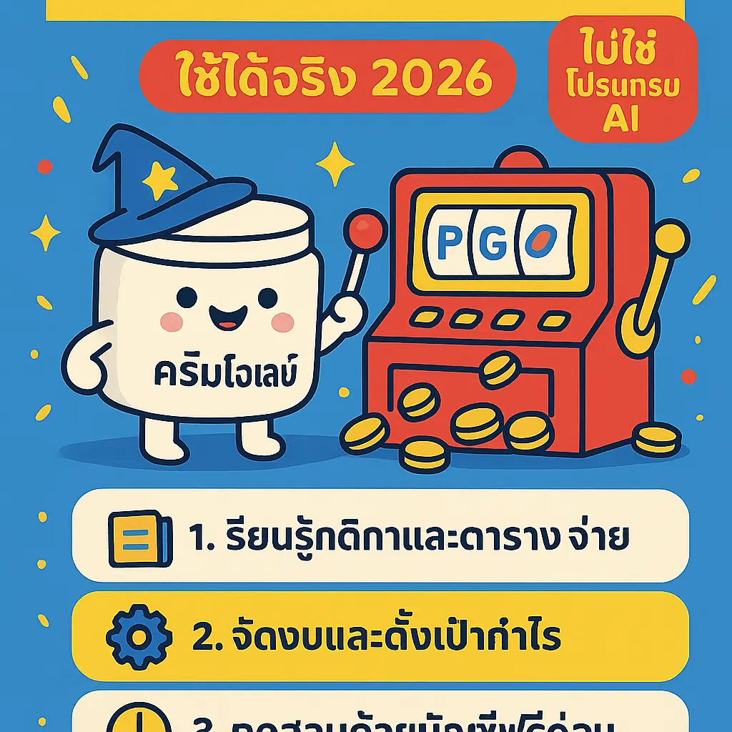 สูตรสล็อต pg ฟรี ใช้ได้ จริง 2026 - ครีมโอเลย์