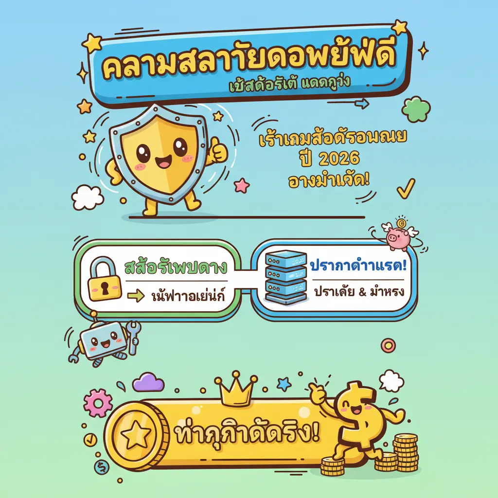 เว็บสล็อตแท้ แตกง่าย - ความปลอดภัยของเว็บไซต์