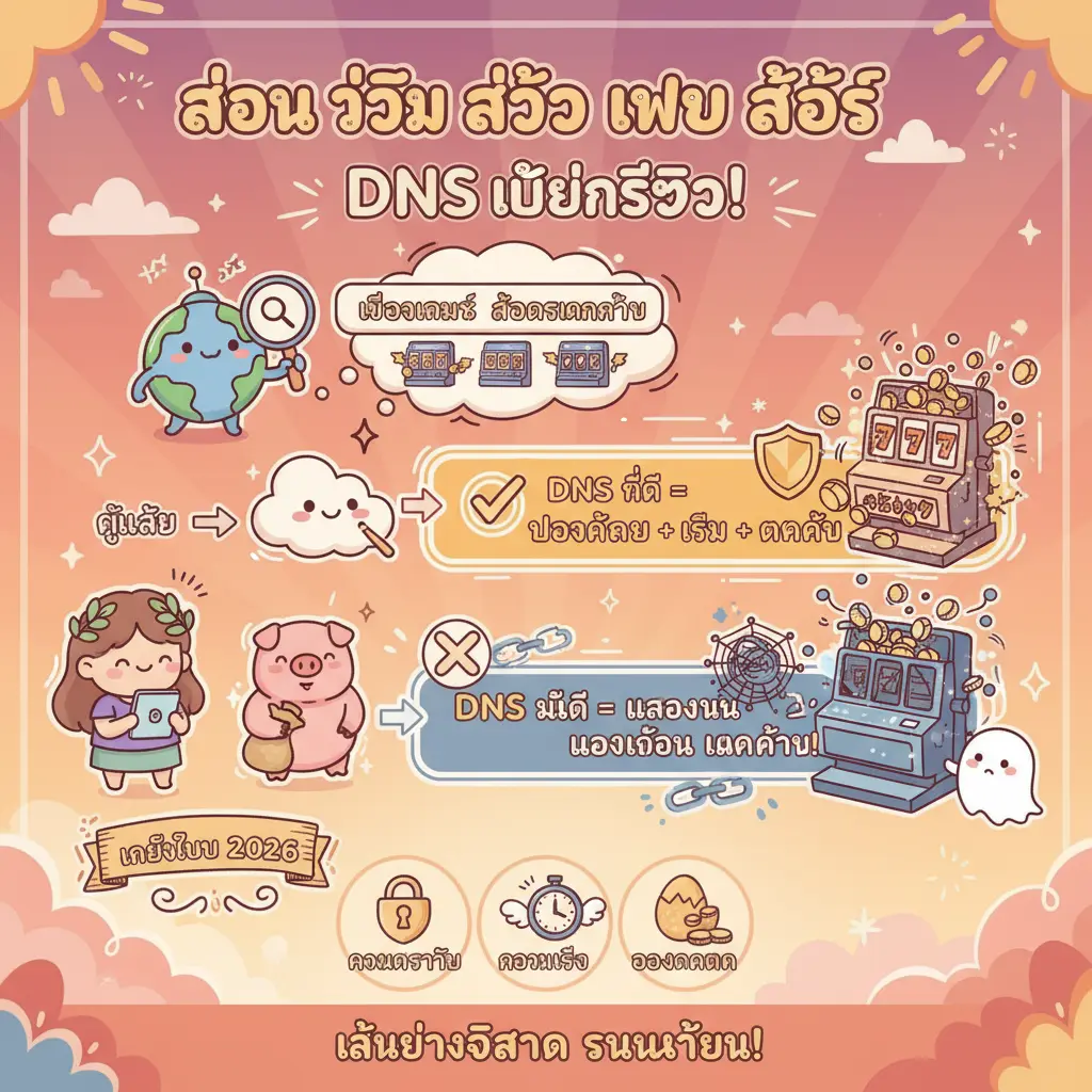สอน วิธี เข้า เว็บ สล็อต - DNS
