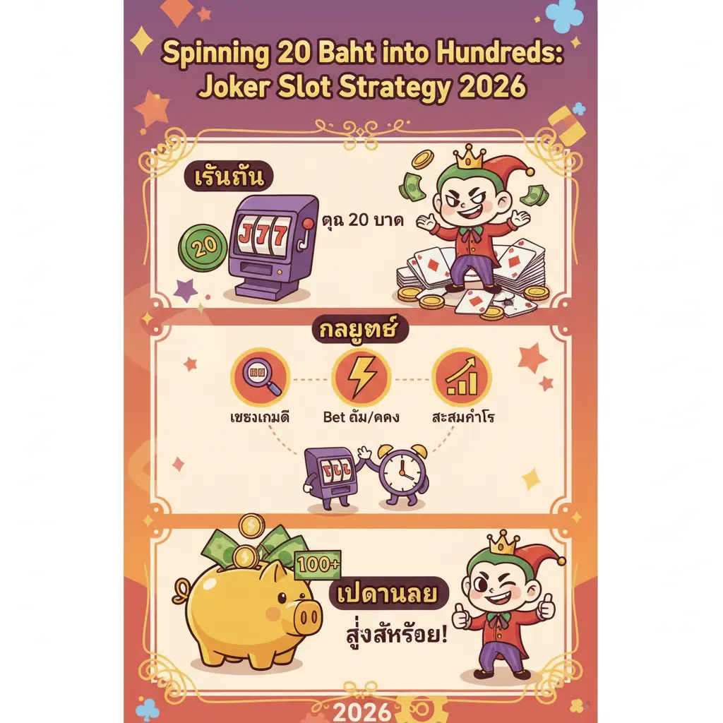 วิธี ปั่นสล็อตทุน 20 - สล็อต Joker