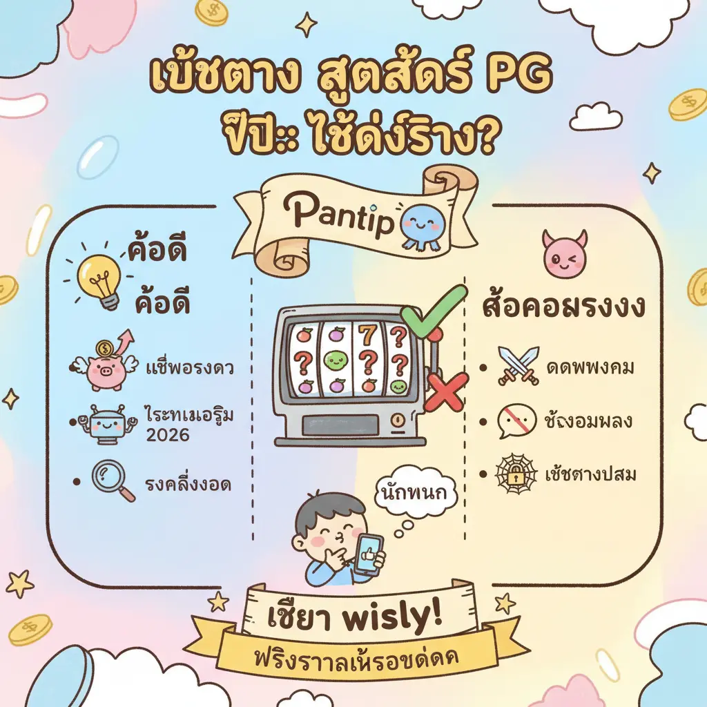 สูตรสล็อต pg ฟรี ใช้ได้ จริง pantip - เว็บตรง