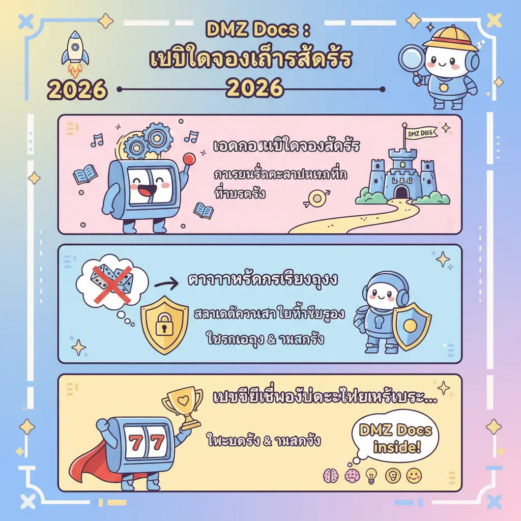 ทดลองเล่นสลอต - DMZ Docs