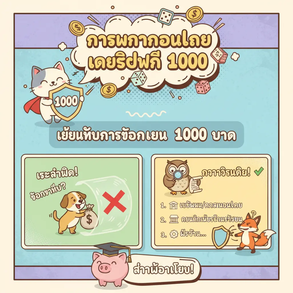 เครดิตฟรี 1000 - การพนันออนไลน์