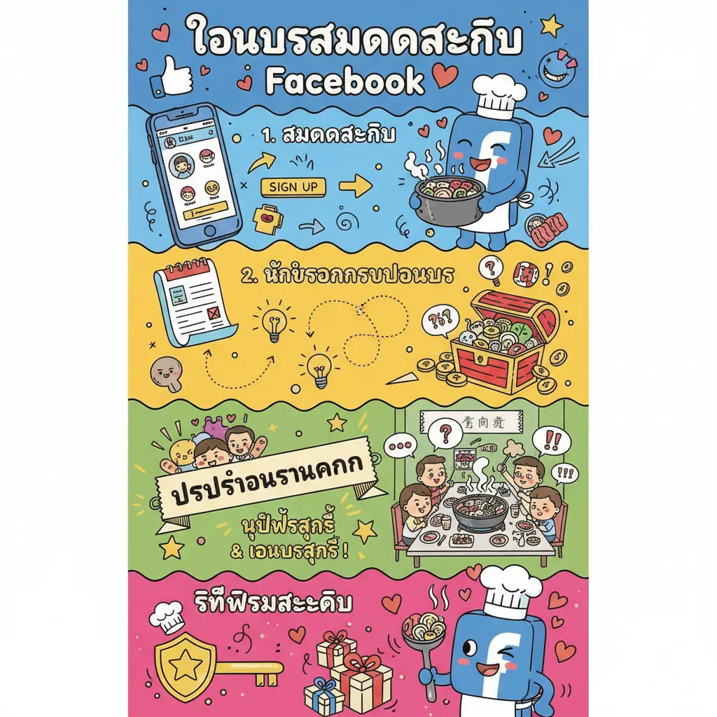 โบนัสสมัครสมาชิก - Facebook