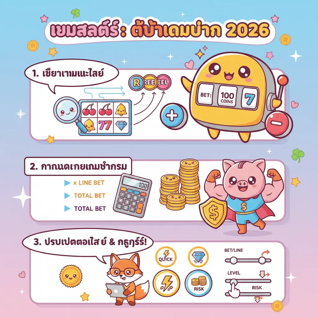 ขั้น ตอน การเล่นสล็อต - เกมสล็อต