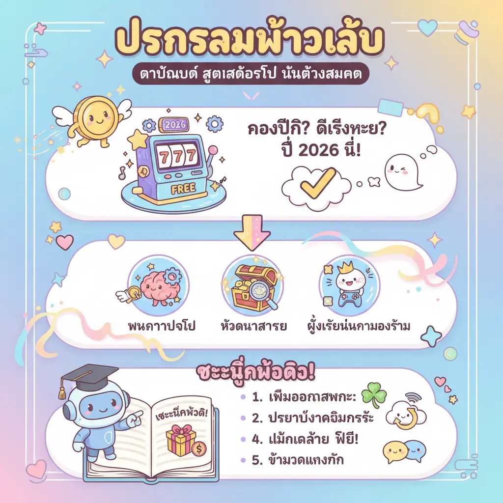 ดาวน์โหลด สูตรสล็อตฟรี ไม่ต้องสมัคร - โปรแกรมช่วยเล่น