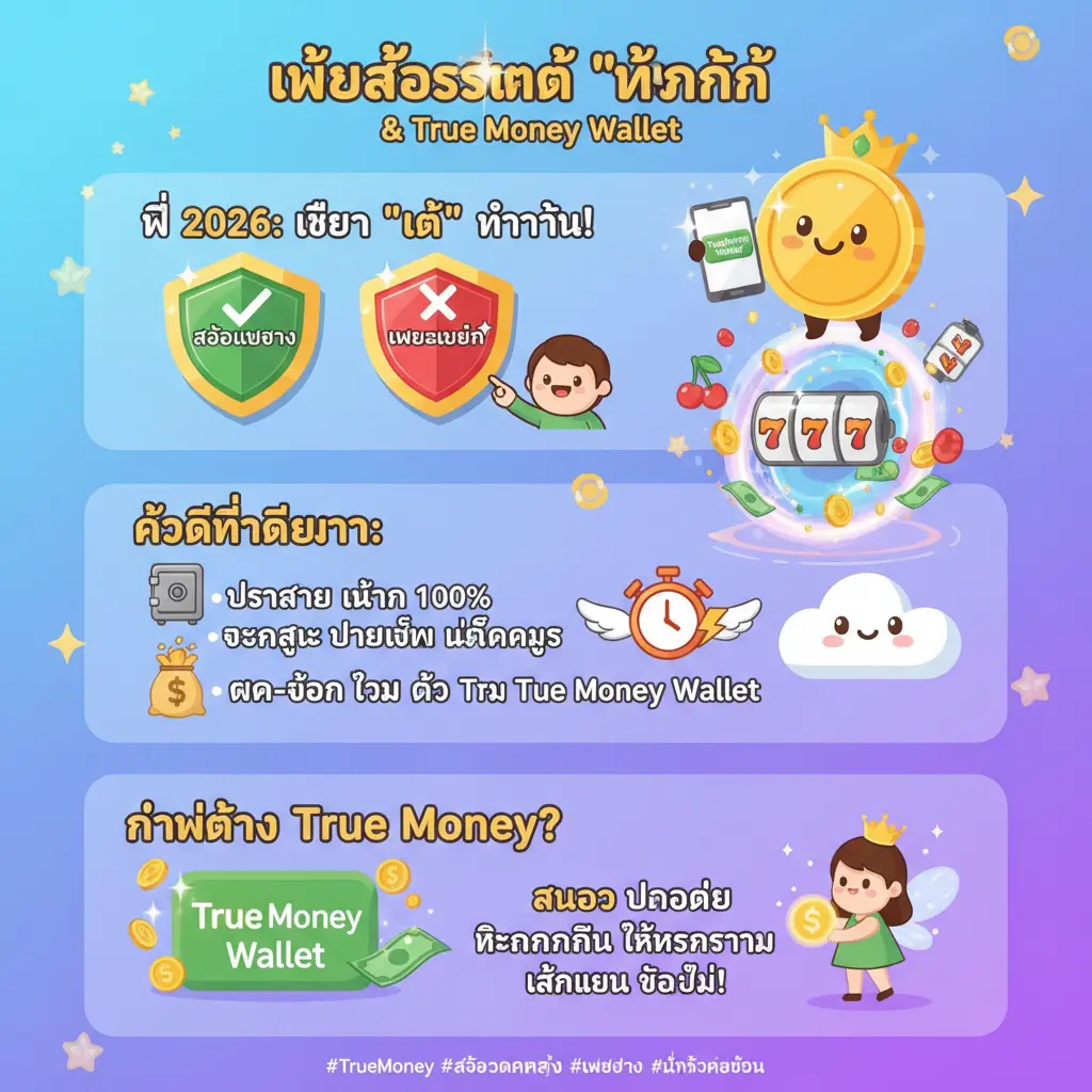 เว็บสล็อตแท้ แตกง่าย - True Money Wallet