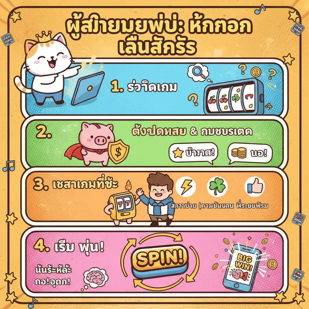 ขั้น ตอน การเล่นสล็อต - ผู้เล่นมือใหม่